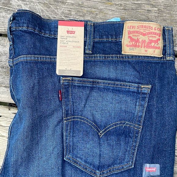 NWT 541™ ATHLETIC TAPER MEN'S JEANS (BIG & TALL) 52/34 - Picture 5 of 14